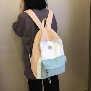Women's Large Capacity Waterproof Nylon Backpack
