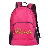 Foldable Outdoor Backpack Bride Pattern Daypack