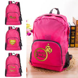 Foldable Outdoor Backpack Bride Pattern Daypack