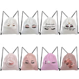 Cartoon Print Drawstring Backpack for Girls