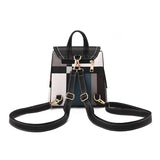 Small Backpack Women PU Leather Shoulder Bag Multi-Function Small Backpacks Fema