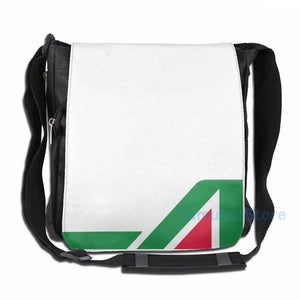 Alitalia Rally USB Charge Backpack School Travel Laptop Bag