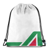 Alitalia Rally USB Charge Backpack School Travel Laptop Bag