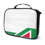 Alitalia Rally USB Charge Backpack School Travel Laptop Bag