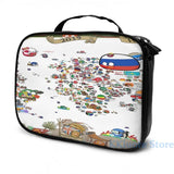 Funny World Map USB Charge Backpack Men Women Travel Laptop Bag