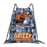 Grizzy And The Lemmings 1 Backpacks Cord Bag Women'S Bags Bag Bags Women Pouch D