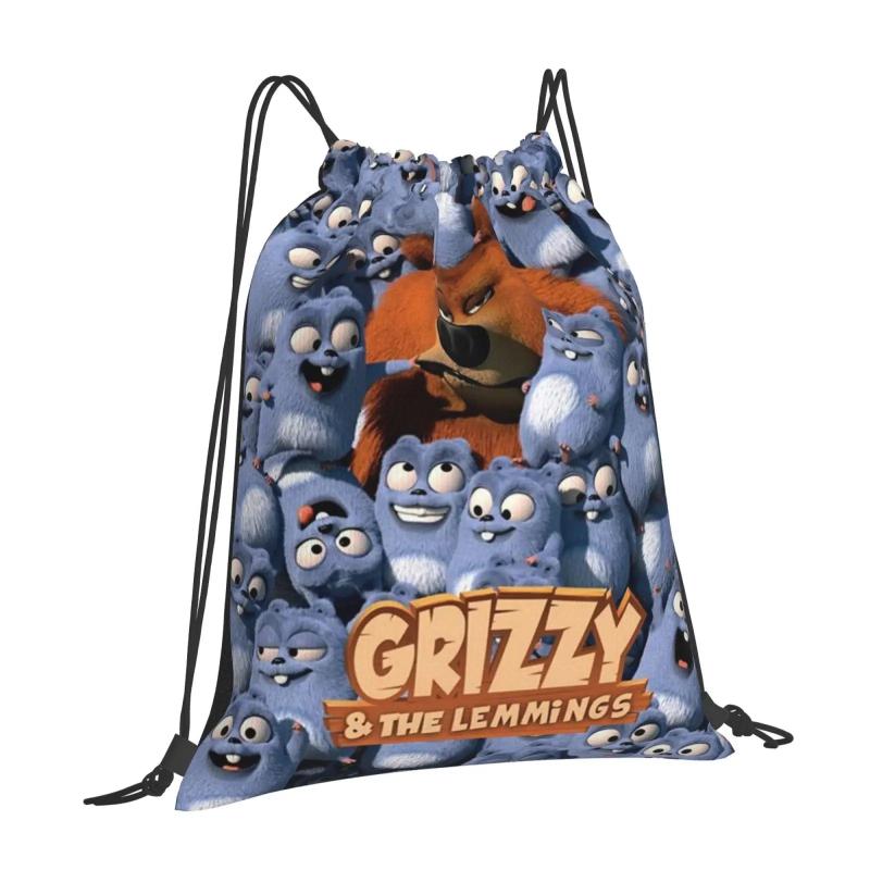 Grizzy And The Lemmings 1 Backpacks Cord Bag Women'S Bags Bag Bags Women Pouch D