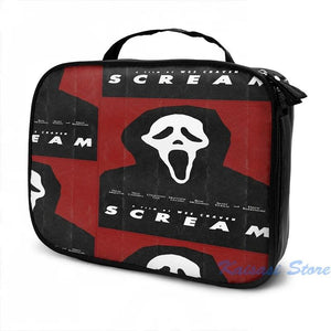 Ghostface USB Charge Backpack Men Women School Travel Laptop Bag