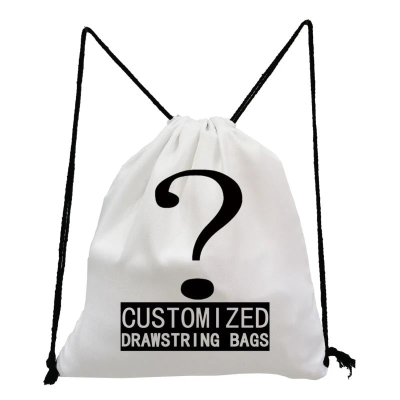Floral Pet Dog Cat Print Drawstring Backpack