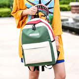 Harajuku Canvas Backpack Women School Bags Students Rucksack Bookbags