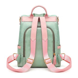 Waterproof Canvas Travel Backpack for Teenagers Girl School Bag