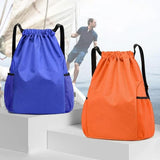 Women Sports Drawstring Bags Portable Fitness Backpack Waterproof Gym Bag