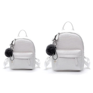 Mini Backpacks Women PU Leather Small Backpack Female Back Pack