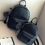 Mini Backpacks Women PU Leather Small Backpack Female Back Pack