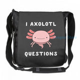 Axolotl USB Charge Backpack School Travel Laptop Bag