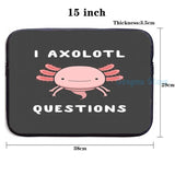 Axolotl USB Charge Backpack School Travel Laptop Bag