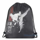 Funny Graphic Taekwondo USB Charge Backpack Men Women School Travel Laptop Bag