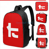 Funny Toni Kensa Graphic Print USB Charge Backpack School Travel Laptop Bag