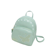 Solid Mini Backpack Casual Small Bags For Women Girls All-match Bags