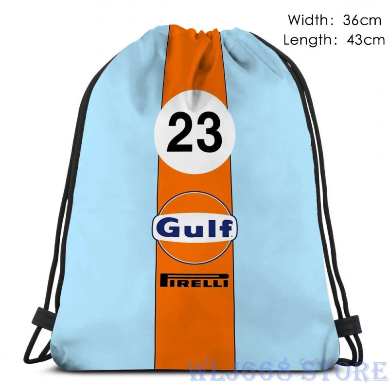 Gulf Oil Racing Graphic Print Shoulder Bag for Men Women