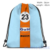 Gulf Oil Racing Graphic Print Shoulder Bag for Men Women