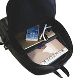 Men's Business Backpack Soft Leather Women's Bag