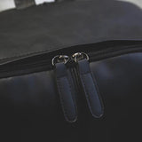 Men's Business Backpack Soft Leather Women's Bag