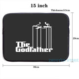 Funny Godfather USB Charge Backpack School Travel Laptop Bag
