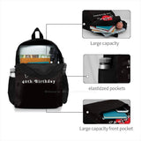 Naughty 40Th Birthday Large Capacity Backpack Laptop Travel Bags