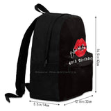 Naughty 40Th Birthday Large Capacity Backpack Laptop Travel Bags