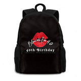 Naughty 40Th Birthday Large Capacity Backpack Laptop Travel Bags