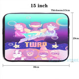 Starbomb TWRP Vaporwave USB Charge Backpack School Travel Laptop Bag