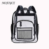 Solid PVC Backpack Large Capacity Handbag for Girls