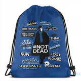 Sherlock Quotes USB Charge Backpack Travel Bag School