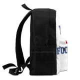 Lyon Football Athletic College Style Gray School Bag Backpack