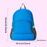 Packable Chest Pattern Backpack Folding Lightweight Daypack