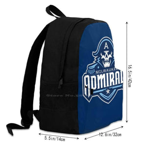 Teenage Girls Laptop Travel Bags Ice Hockey Fun Event