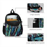 Greeny Reddy Bag Backpack Abstract Damelibellule