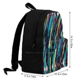 Greeny Reddy Bag Backpack Abstract Damelibellule