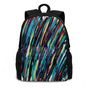 Greeny Reddy Bag Backpack Abstract Damelibellule