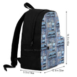 Piet Mondrian Composition No 9 Large Capacity Backpack