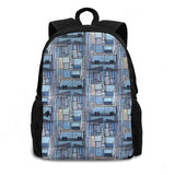 Piet Mondrian Composition No 9 Large Capacity Backpack
