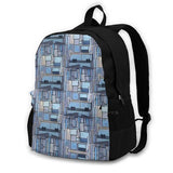 Piet Mondrian Composition No 9 Large Capacity Backpack