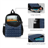 Pattern Backpack For Student School Laptop Travel Bag