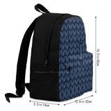 Pattern Backpack For Student School Laptop Travel Bag