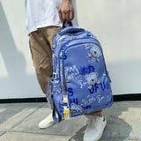 Nylon College Backpack Travel Bag Men Women School Student Laptop