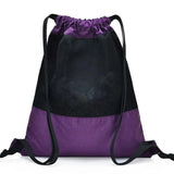 Nylon School Drawstring Backpack for Teenage Girls