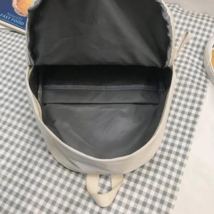 Canvas Women Backpack for Teenager School Bag