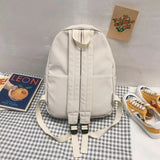 Canvas Women Backpack for Teenager School Bag