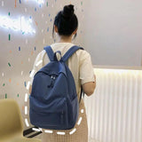 Canvas Women Backpack for Teenager School Bag